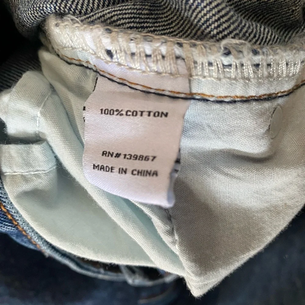Princess Polly Tyler Dark Wash Cotton Denim Jeans